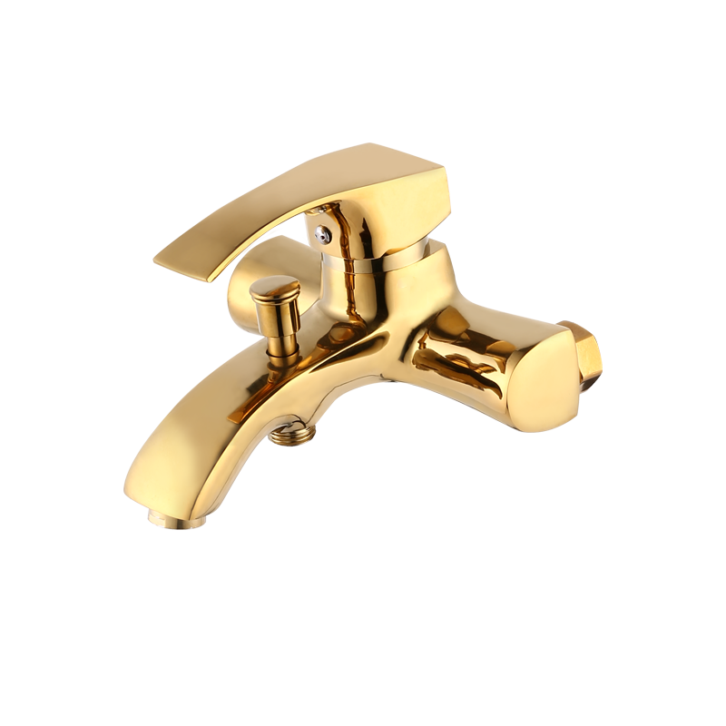 Gouden douche badkraan Gouden douche badkraan